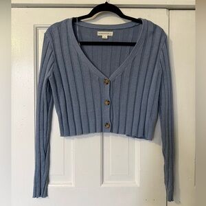 Aeropostale Blue V-Neck Sweater
